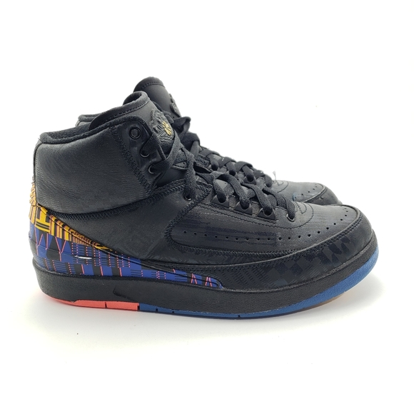 Mens Nike Air Jordan 2 Retro BHM Black History Month Size 8 No Box BQ7618-007 - Picture 4 of 9
